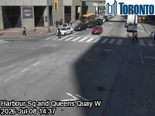 Snapshot from QUEENS QUAY W / BAY ST / HARBOUR SQ