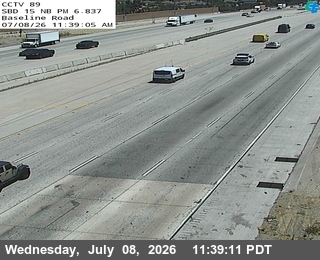 Snapshot from I-15 : (89) Baseline Road