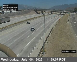 Snapshot from I-215 : (212) N of Highland