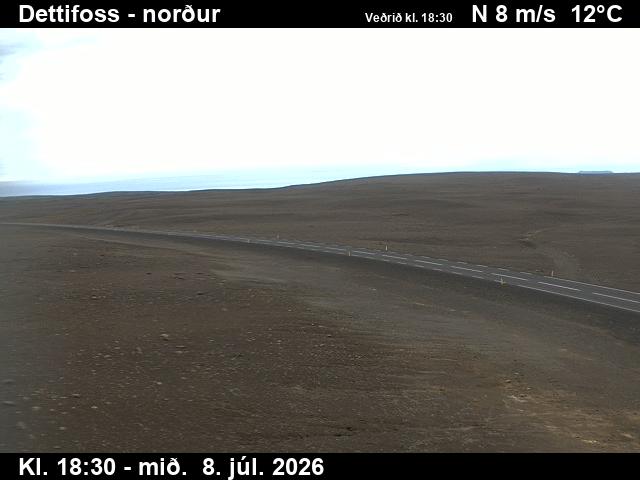 Snapshot from Dettifoss — Dettifoss séð til norðurs
