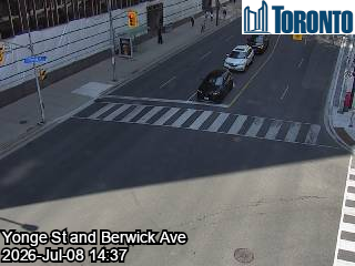 Snapshot from YONGE ST / BERWICK AVE