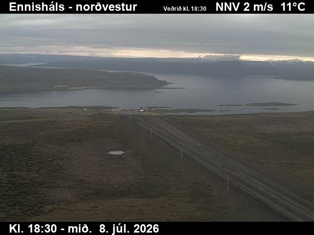 Snapshot from Ennisháls — Ennisháls séð til norðvesturs