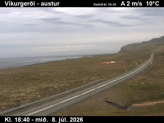 Snapshot from Víkurgerði — Víkurgerði séð út Fáskrúðsfjörð