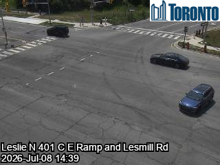 Snapshot from LESLIE ST / 401 C E LESLIE ST RAMP / LESMILL RD