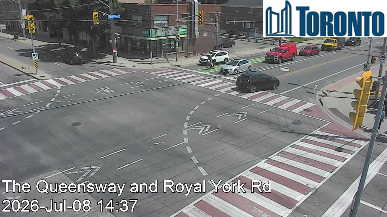 Snapshot from THE QUEENSWAY / ROYAL YORK RD