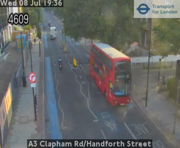 Snapshot from A3 Clapham Rd/Handforth Street