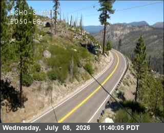 Snapshot from Hwy 50 at Echo Summit
