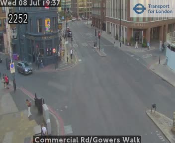 Snapshot from Commercial Rd/Gowers Walk
