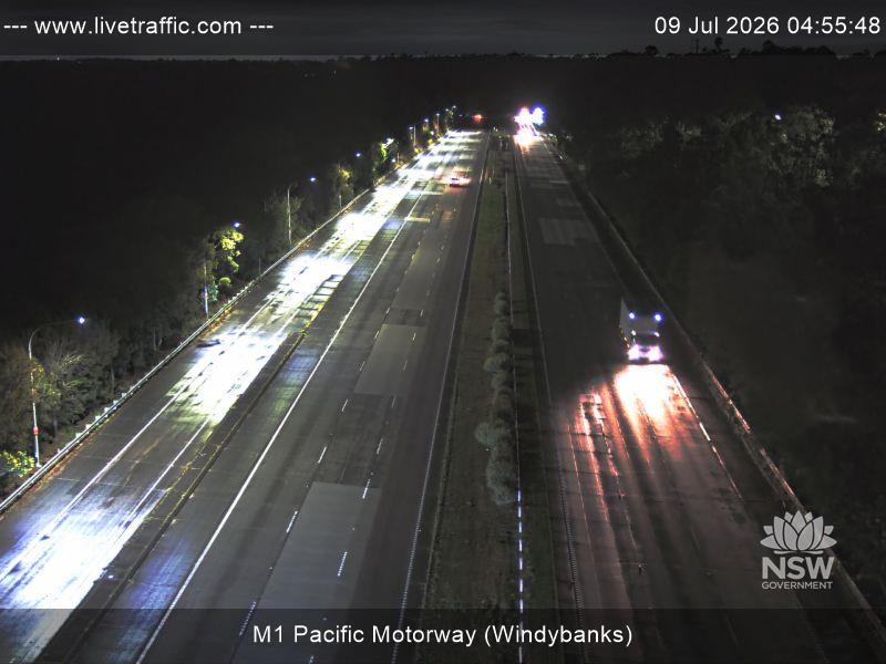 Snapshot from M1 Pacific Motorway (Windybanks)
