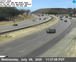 Snapshot from I-215 : (244) 0.75 Miles South of McCall Boulevard
