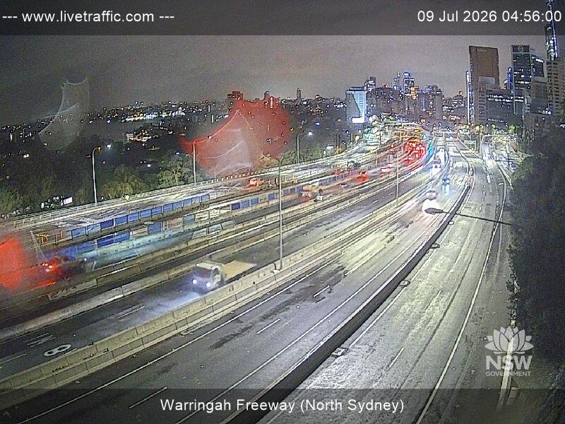 Snapshot from Warringah Freeway (North Sydney)