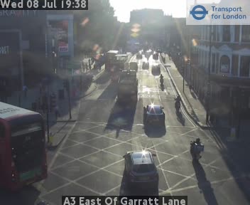 Snapshot from A3 East Of Garratt Lane