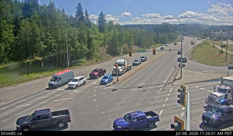 Snapshot from Prince George southbound