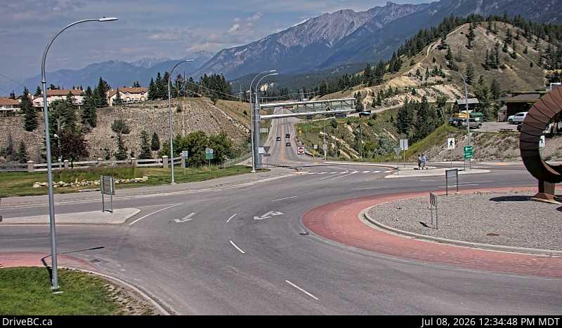 Snapshot from Radium Hot Springs northbound