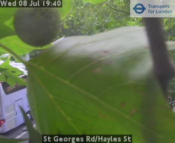 Snapshot from St Georges Rd/Hayles St