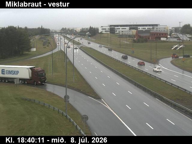 Snapshot from Ártúnsbrekka — Miklabraut vestur