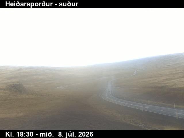 Snapshot from Heiðarsporður — Heiðarsporður séð suður